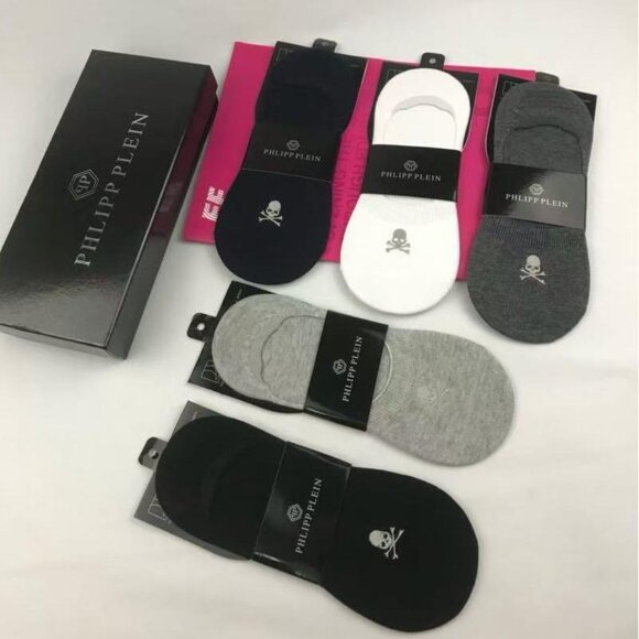 Phlipp Plein Classic Skull Unisex Invisible Socks - Picture 3 of 3